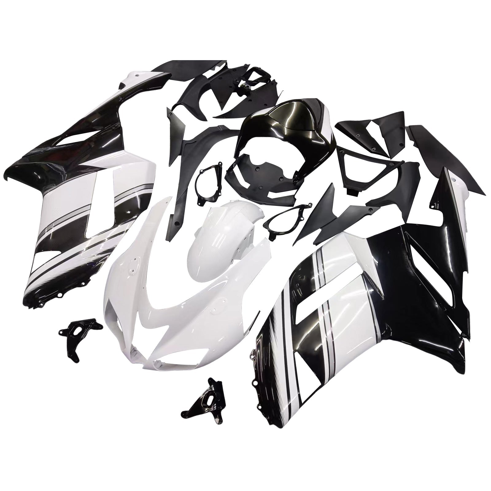 Kawasaki ZX6R 636 2007-2008 Fairing Kit Bodywork Plastic ABS