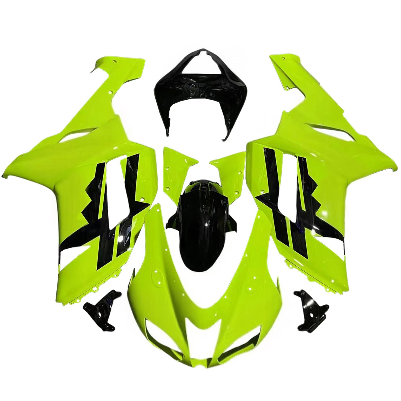Kawasaki ZX6R 636 2007-2008 Fairing Kit Bodywork Plastic ABS
