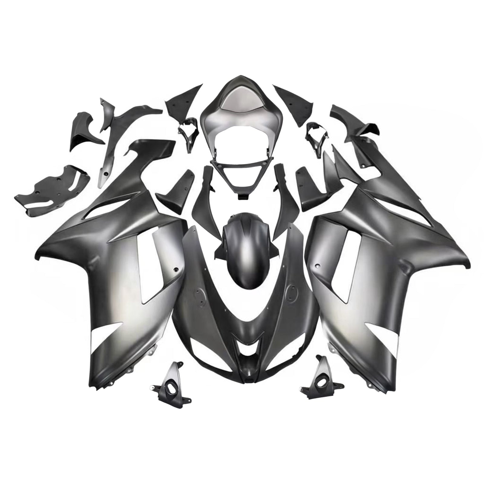 Kawasaki ZX6R 636 2007-2008 Fairing Kit Bodywork Plastic ABS