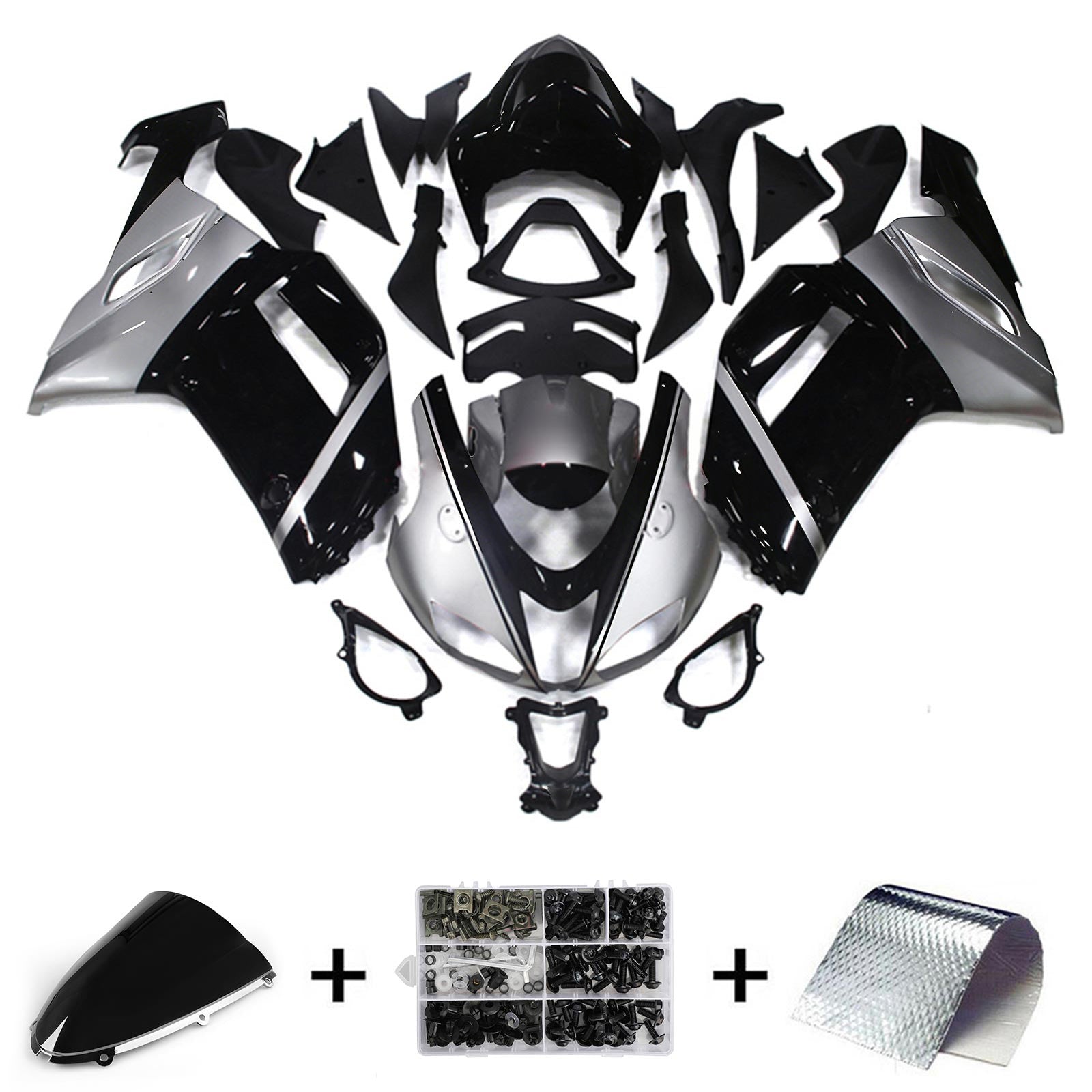 Kawasaki ZX6R 636 2007-2008 Kit Carenado Carrocería Plástico ABS