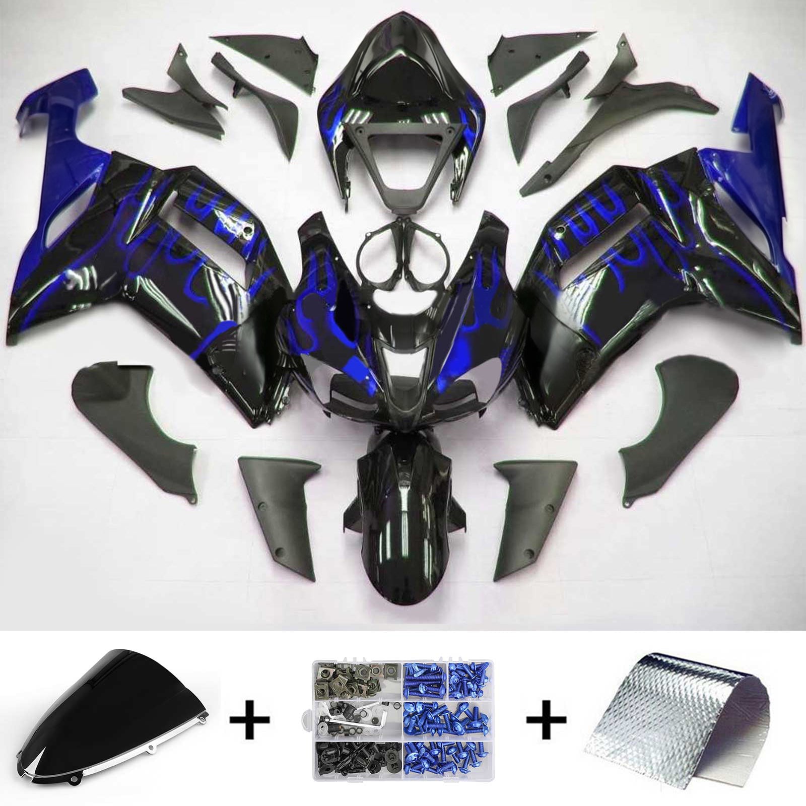 Fairing Kit For Kawasaki ZX6R 636 2007-2008 Generic