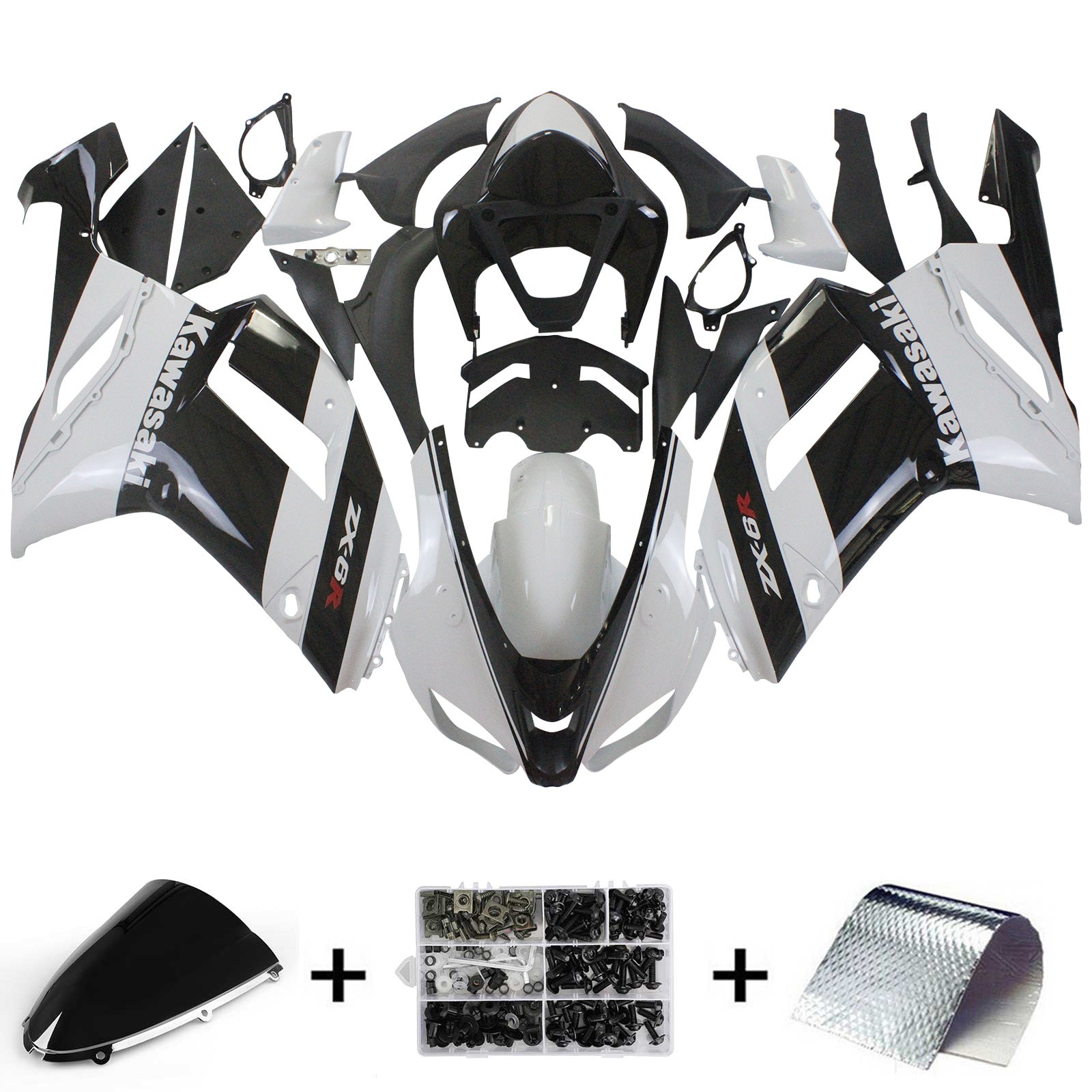 Kit Carenado Para Kawasaki ZX6R 636 2007-2008 Genérico