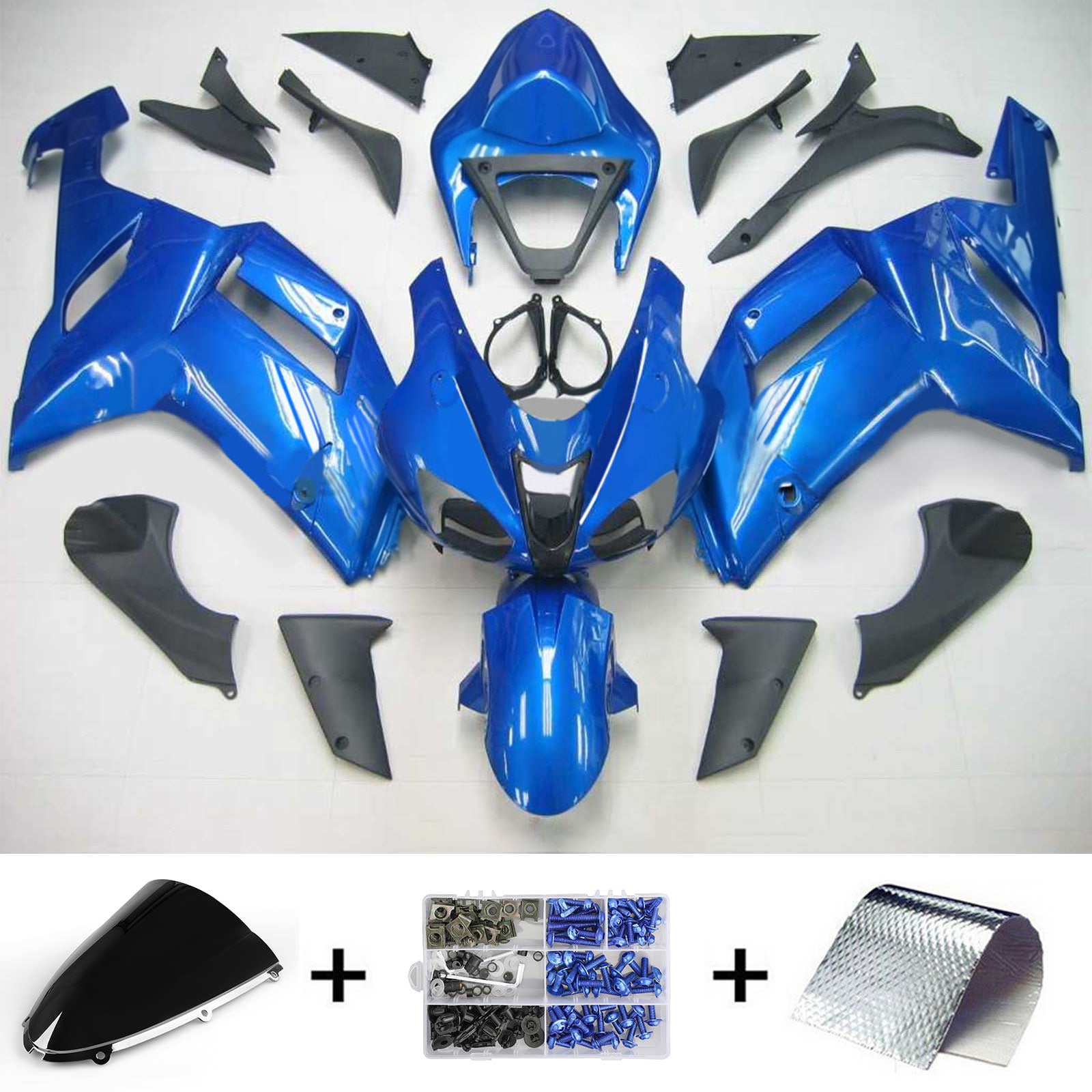 Fairing Kit For Kawasaki ZX6R 636 2007-2008 Generic