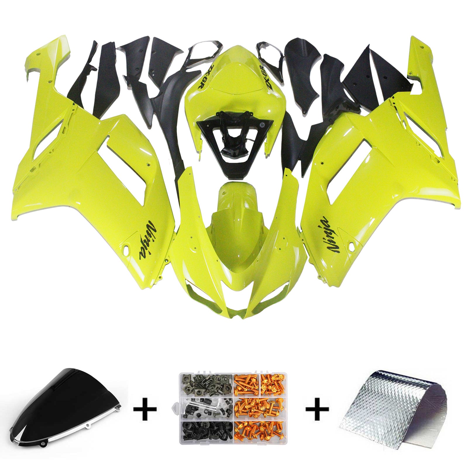 Kit Carenado Para Kawasaki ZX6R 636 2007-2008 Genérico