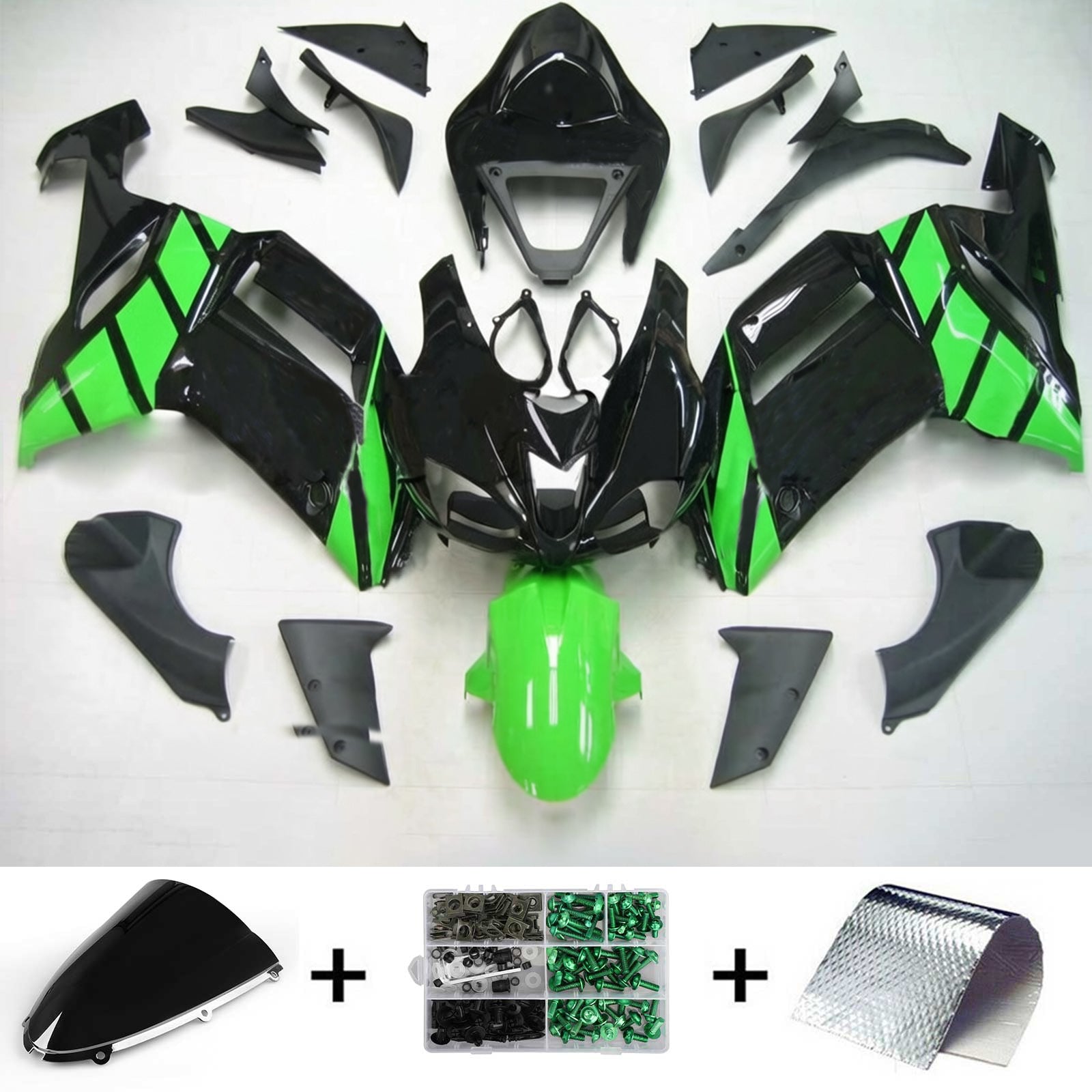 Kit Carenado Para Kawasaki ZX6R 636 2007-2008 Genérico