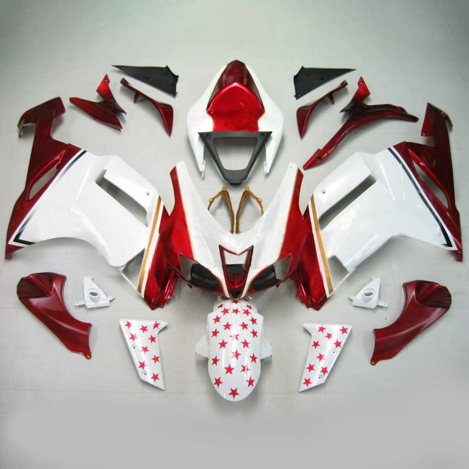 가와사키 ZX6R 636 2007-2008용 일반 페어링 키트