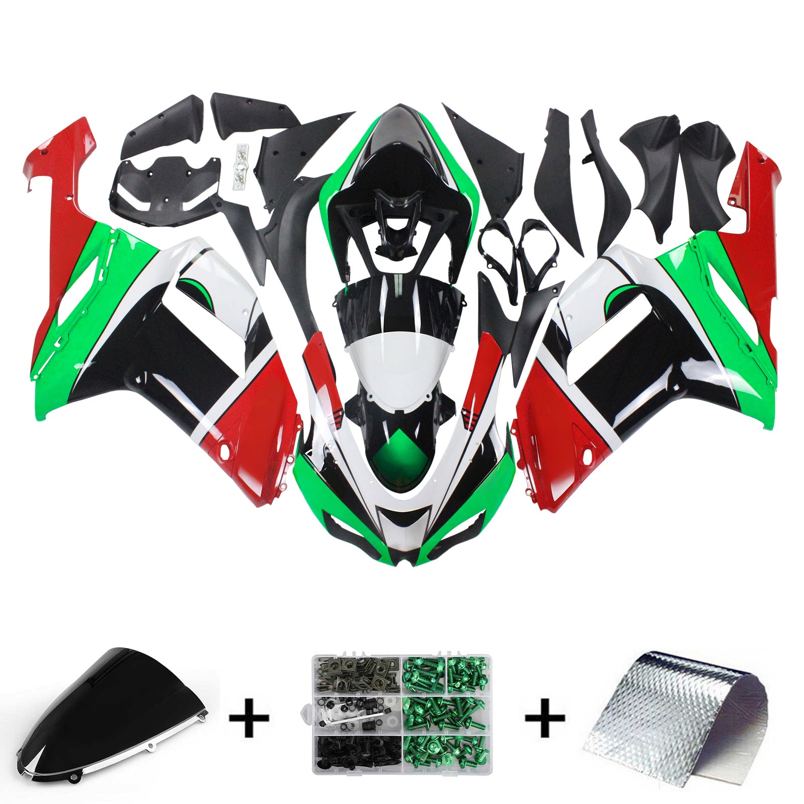 Fairing Kit For Kawasaki ZX6R 636 2007-2008 Generic