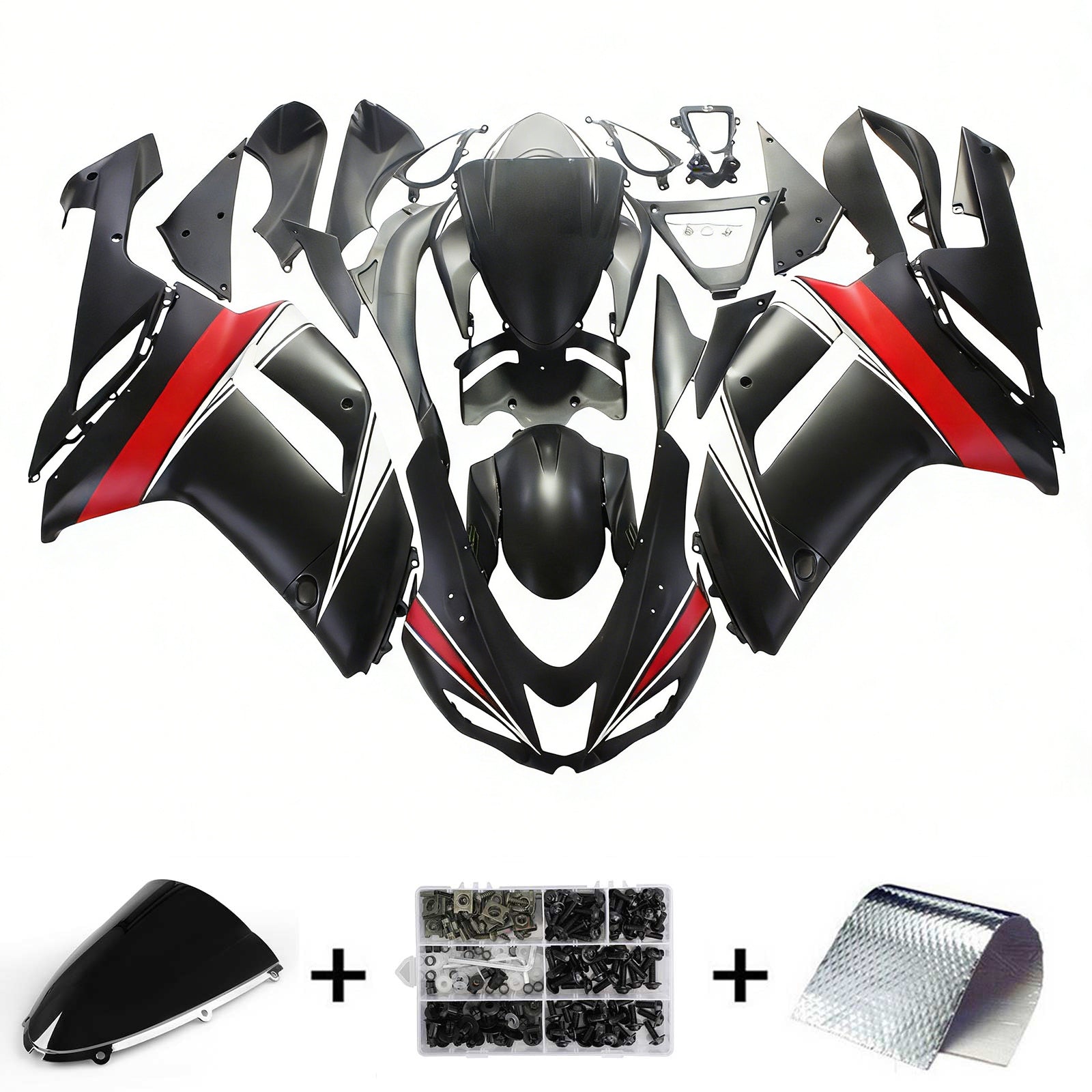 Fairing Kit For Kawasaki ZX6R 636 2007-2008 Generic
