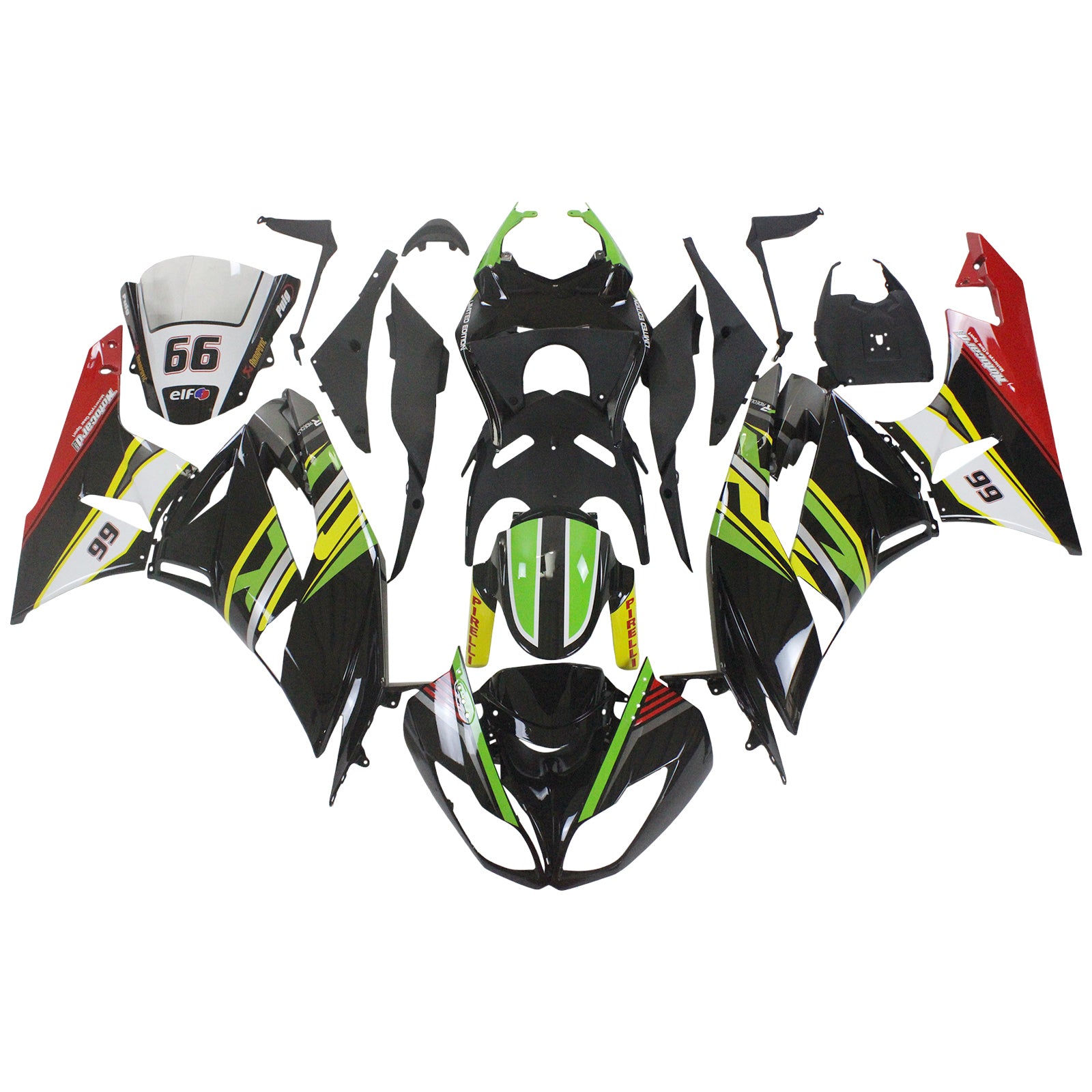 طقم هدايا لكاواساكي ZX6R 636 2009-2012 عام