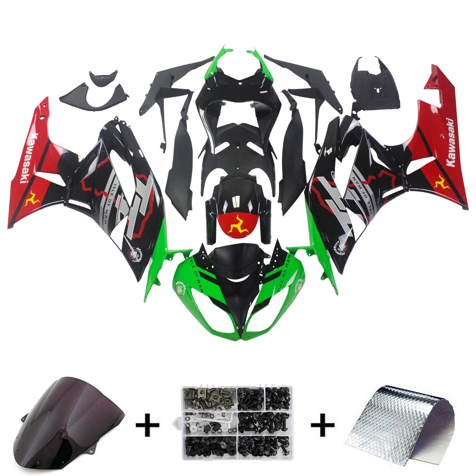 Kit Carenado Para Kawasaki ZX6R 636 2009-2012 Genérico