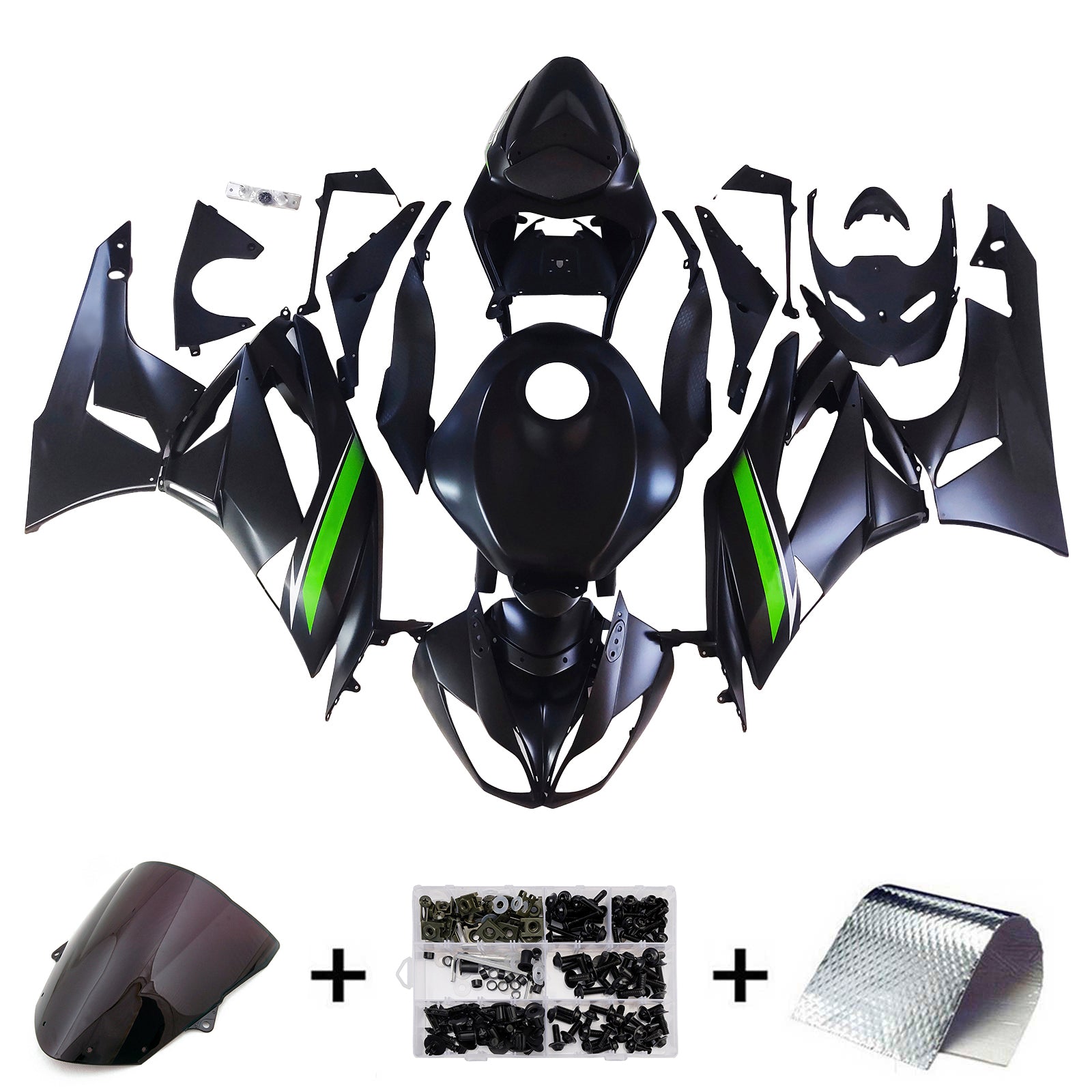 Kawasaki ZX6R 636 2009-2012 Kit Carenado Carrocería Plástico ABS