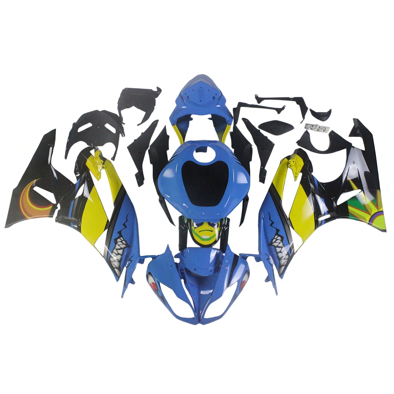 Kawasaki ZX6R 636 2009-2012 Fairing Kit Bodywork Plastic ABS