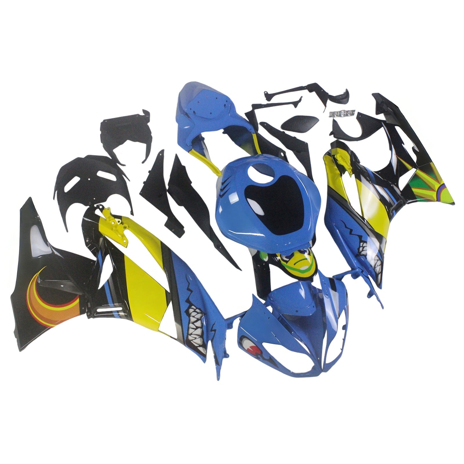 Kawasaki ZX6R 636 2009-2012 Fairing Kit Bodywork Plastic ABS