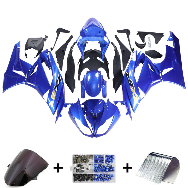 Kawasaki ZX6R 636 2009-2012 Fairing Kit Bodywork Plastic ABS