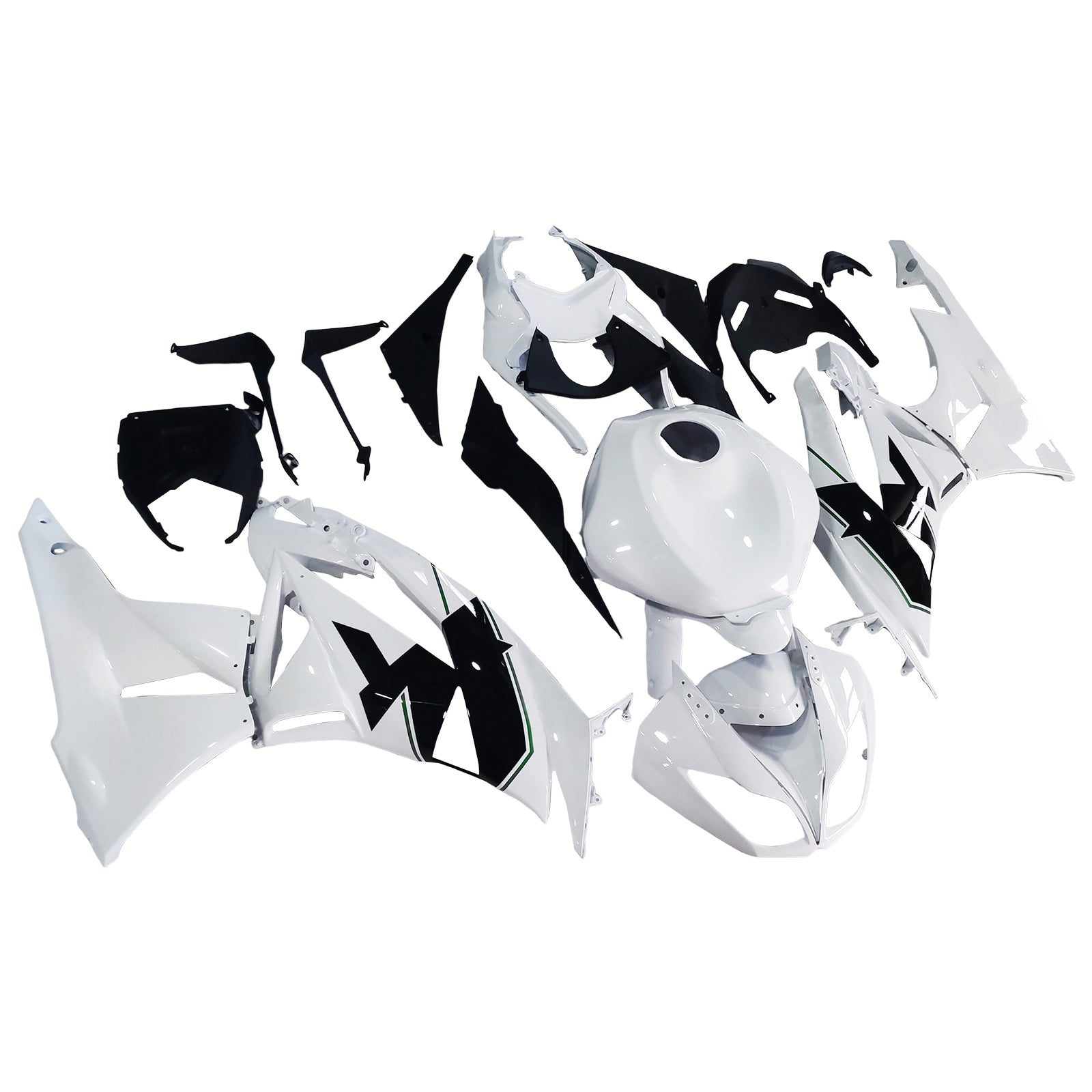 Kawasaki ZX6R 636 2009-2012 Fairing Kit Bodywork Plastic ABS