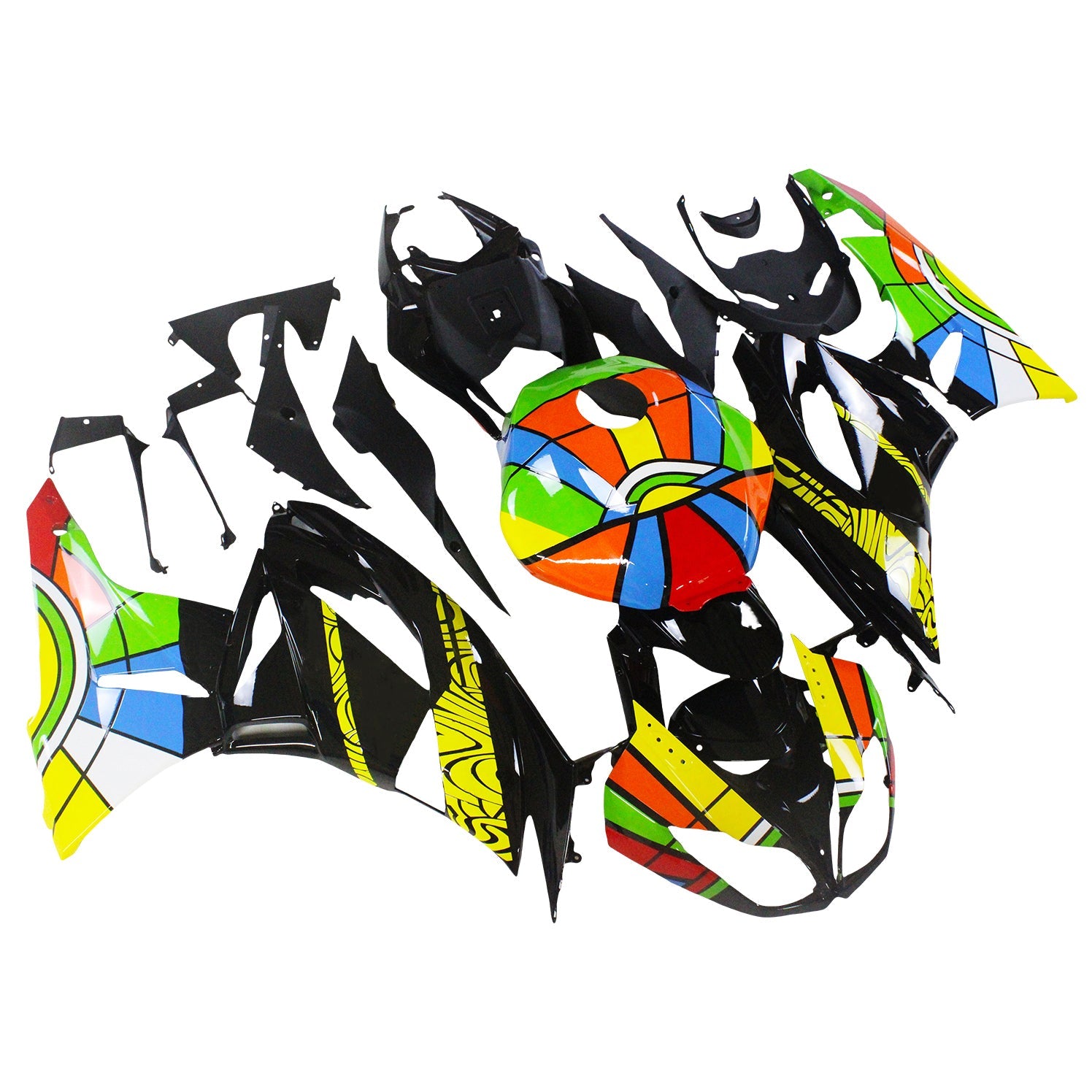 Kawasaki ZX6R 636 2009-2012 Fairing Kit Bodywork Plastic ABS