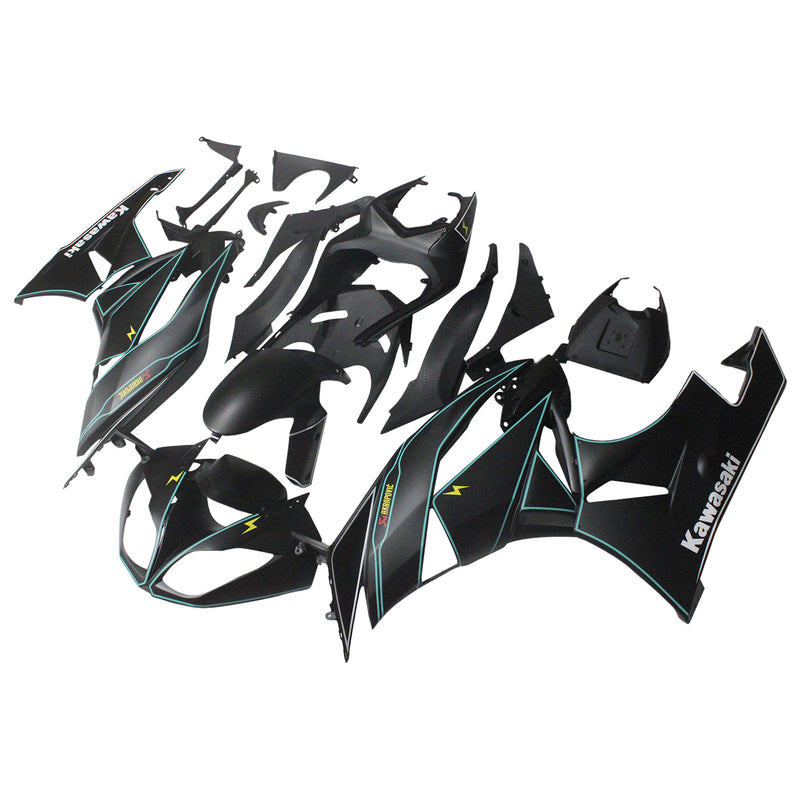 Kawasaki ZX6R 636 2009-2012 Fairing Kit Bodywork Plastic ABS