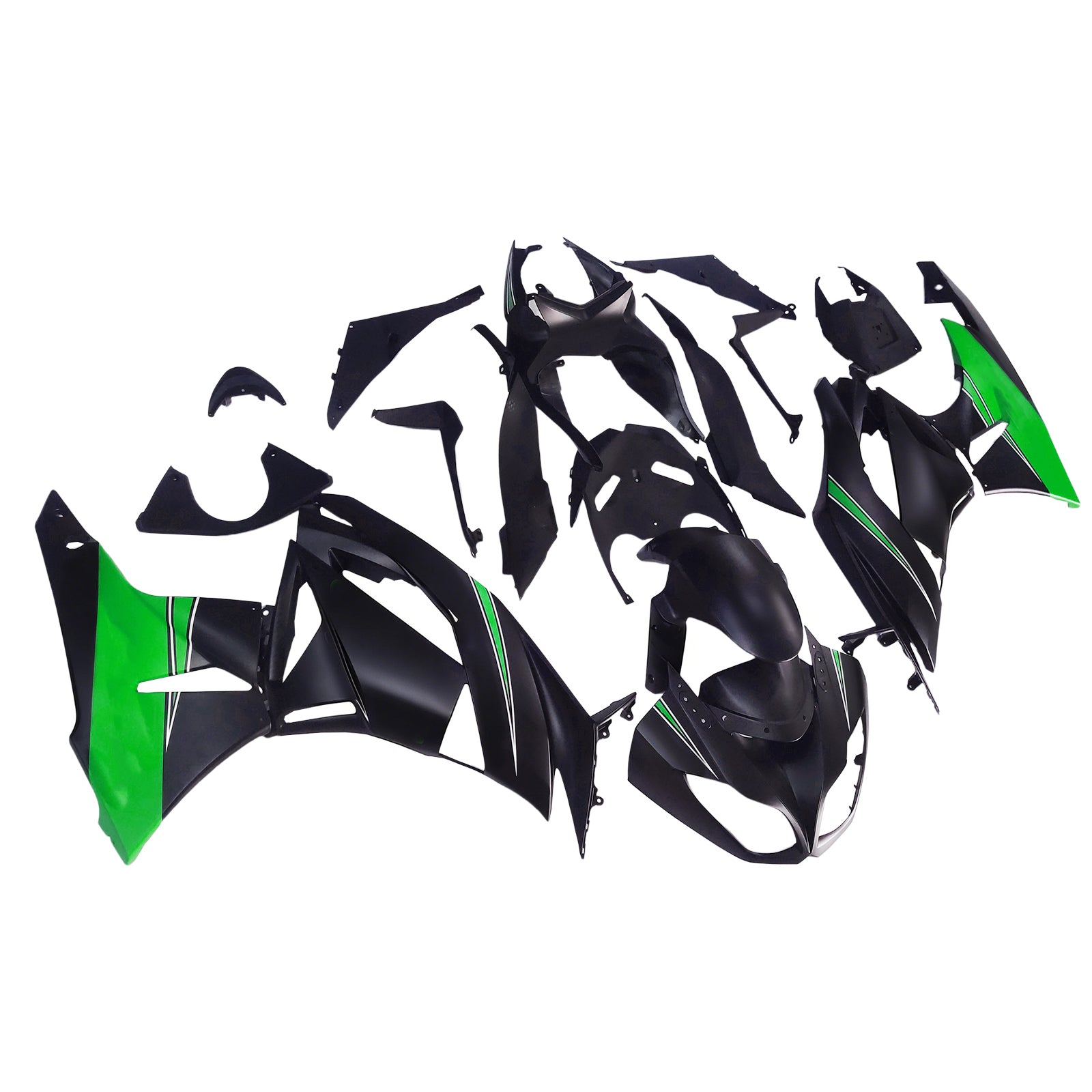 Kawasaki ZX6R 636 2009-2012 Fairing Kit Bodywork Plastic ABS