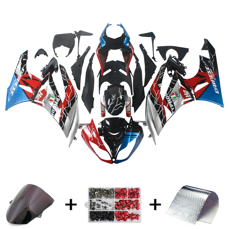 Kawasaki ZX6R 636 2009-2012 Fairing Kit Bodywork Plastic ABS