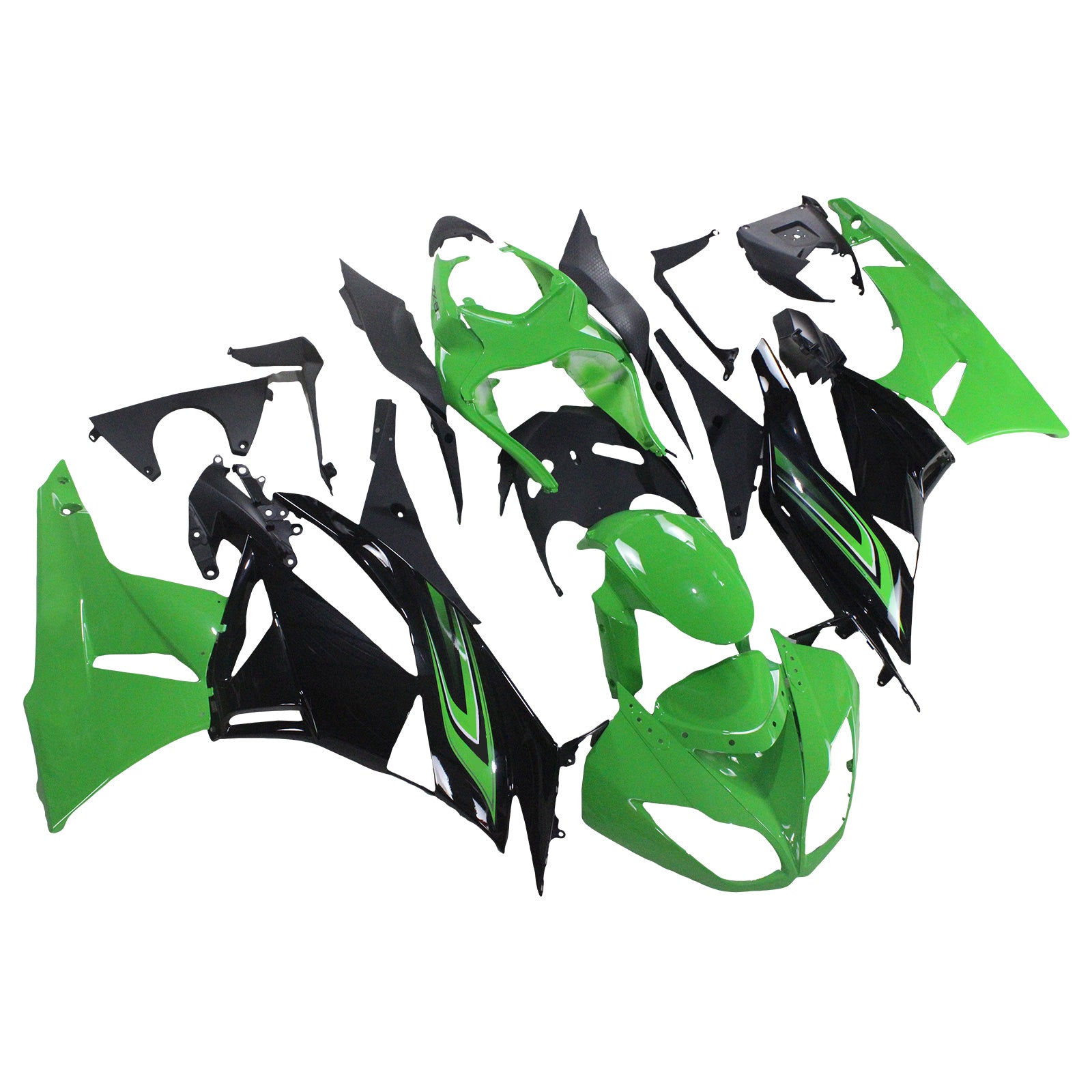 Kawasaki ZX6R 636 2009-2012 Fairing Kit Bodywork Plastic ABS