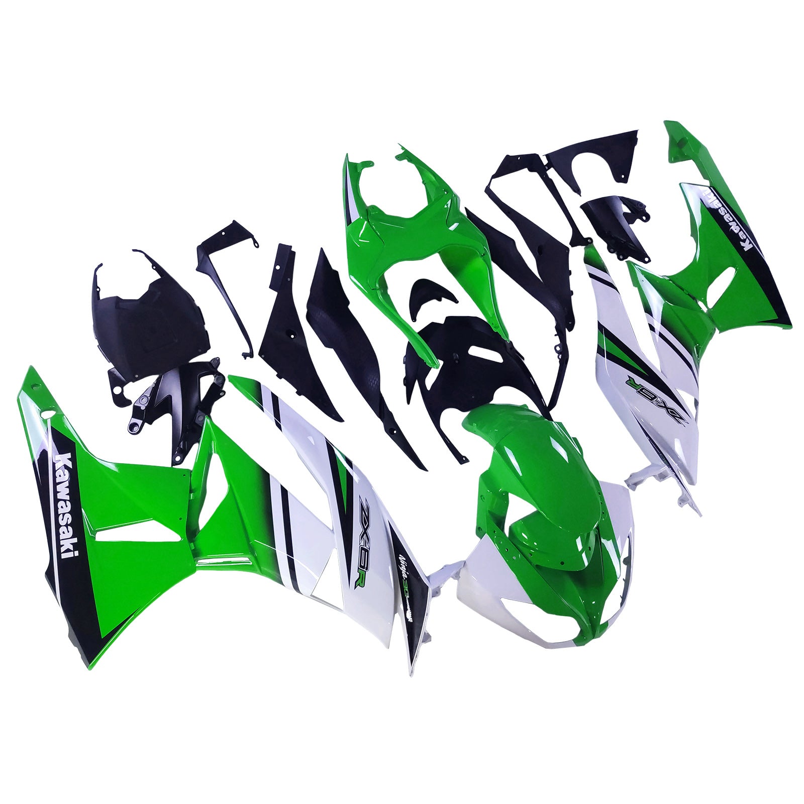 Kawasaki ZX6R 636 2009-2012 Fairing Kit Bodywork Plastic ABS
