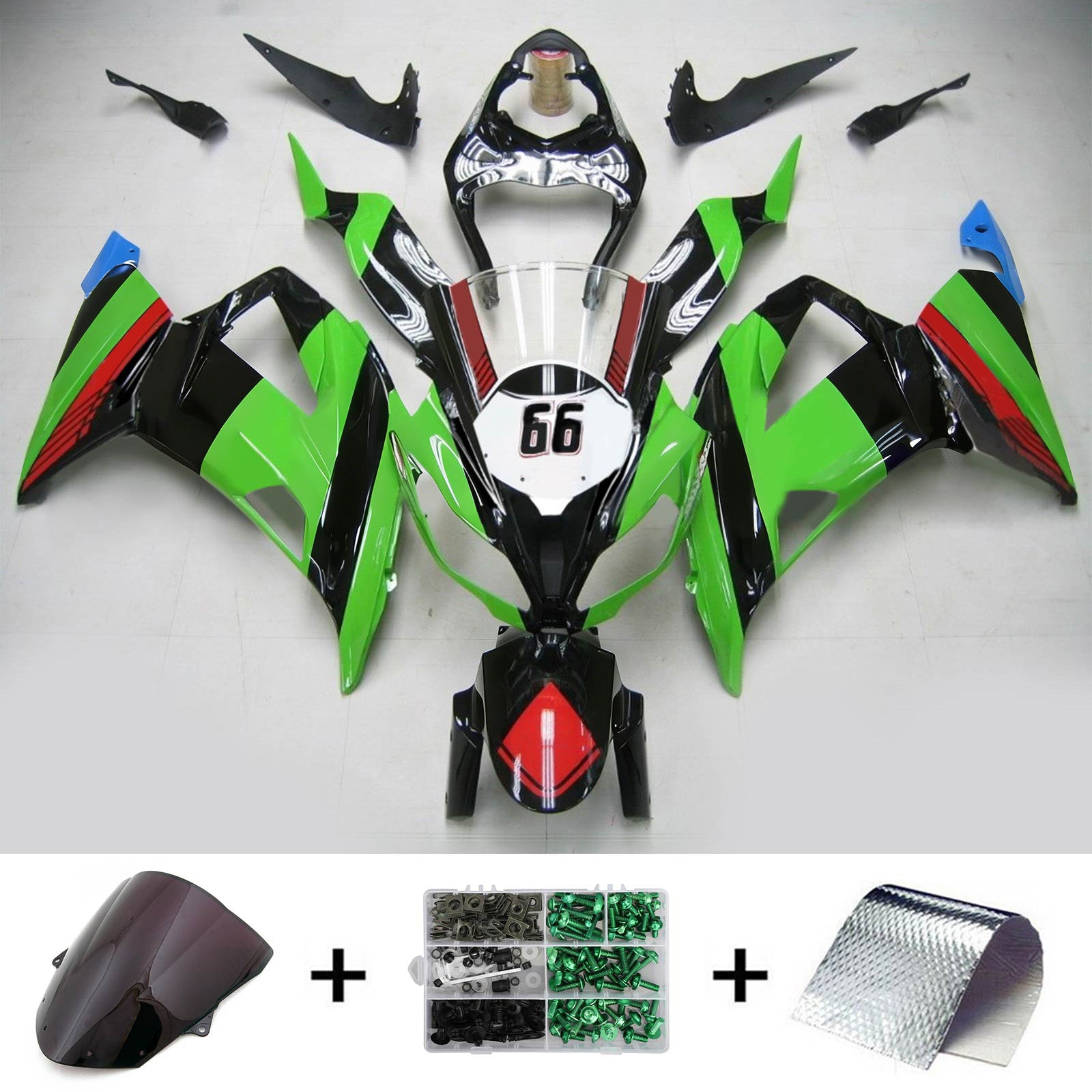 가와사키 ZX6R 636 2013-2018용 일반 페어링 키트