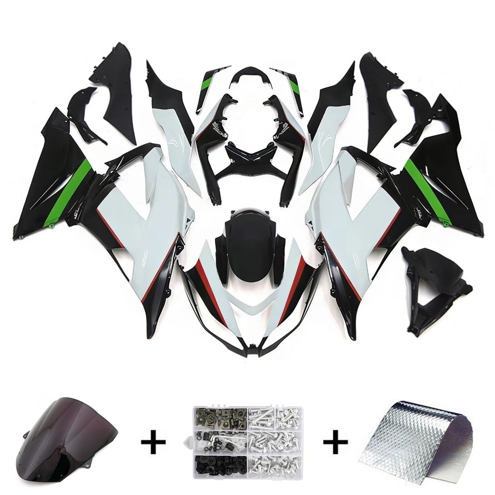 Kawasaki ZX6R 636 2013-2018 Fairing Kit Bodywork Plastic ABS