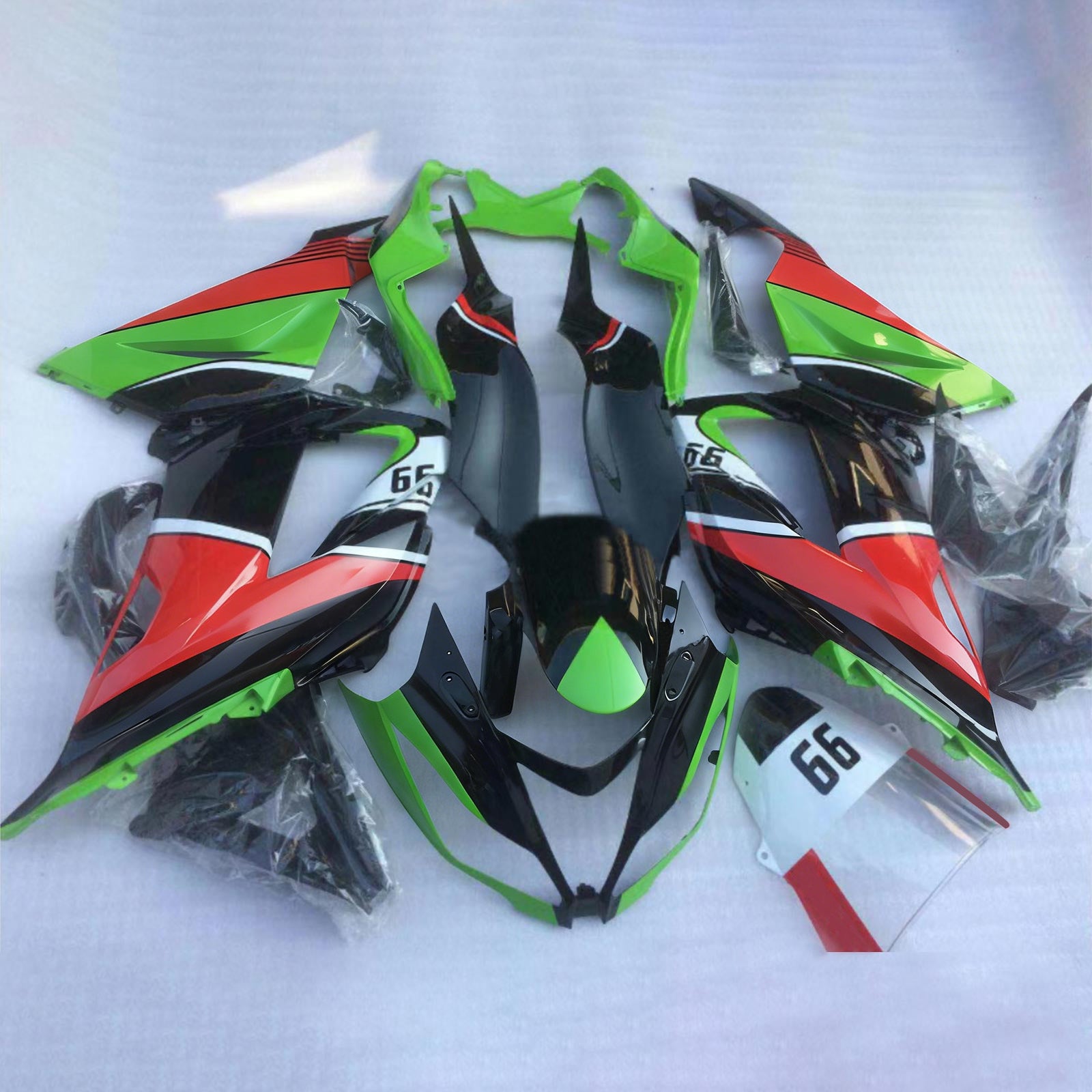 Kawasaki ZX6R 636 2013-2018 Fairing Kit Bodywork Plastic ABS