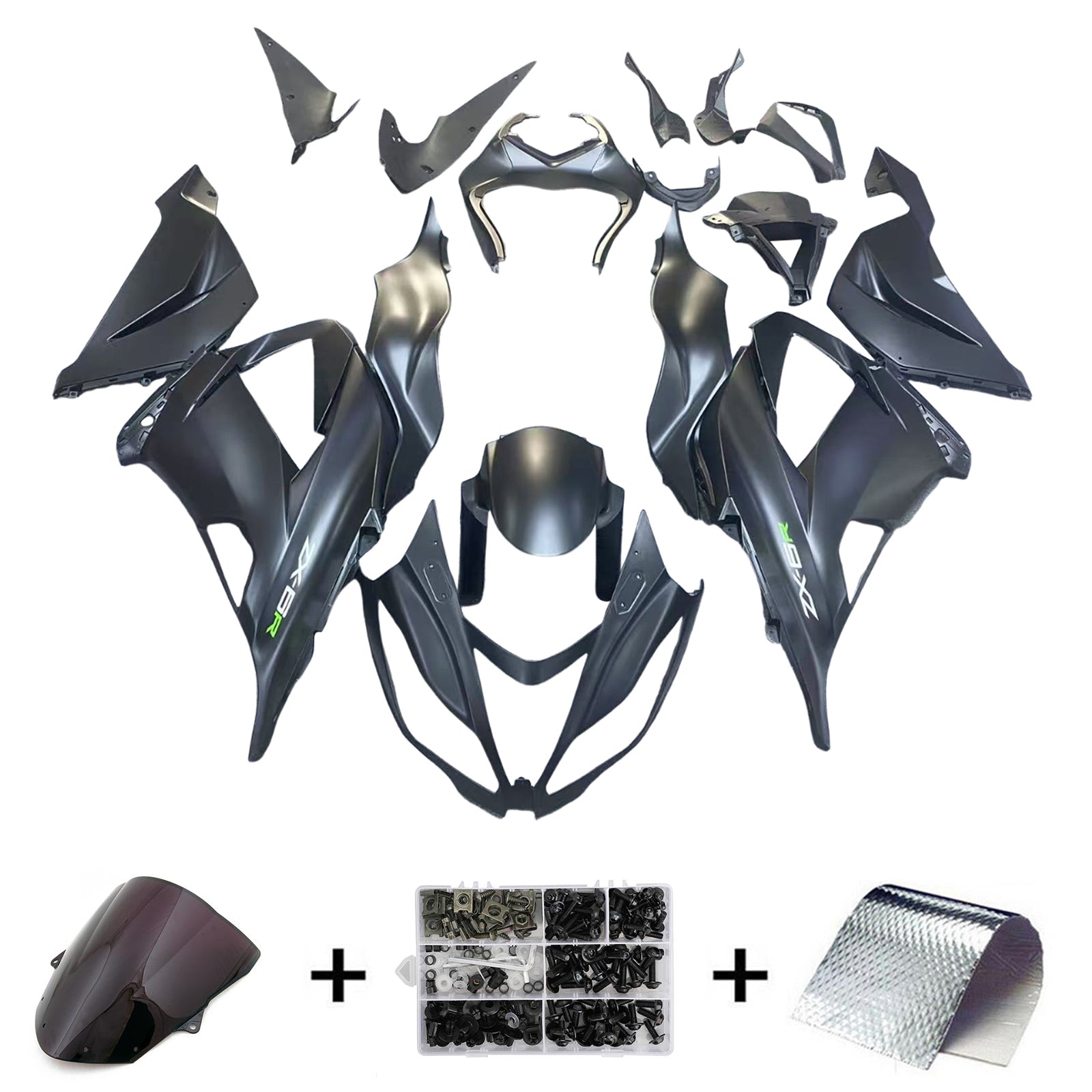 Kawasaki ZX6R 636 2013-2018 Fairing Kit Bodywork Plastic ABS
