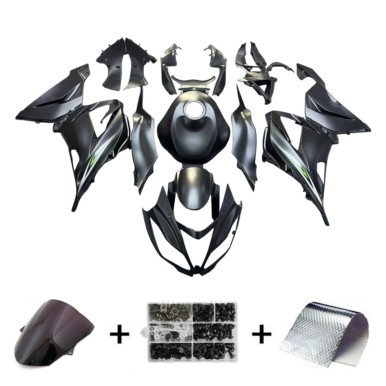 Kawasaki ZX6R 636 2013-2018 Fairing Kit Bodywork Plastic ABS
