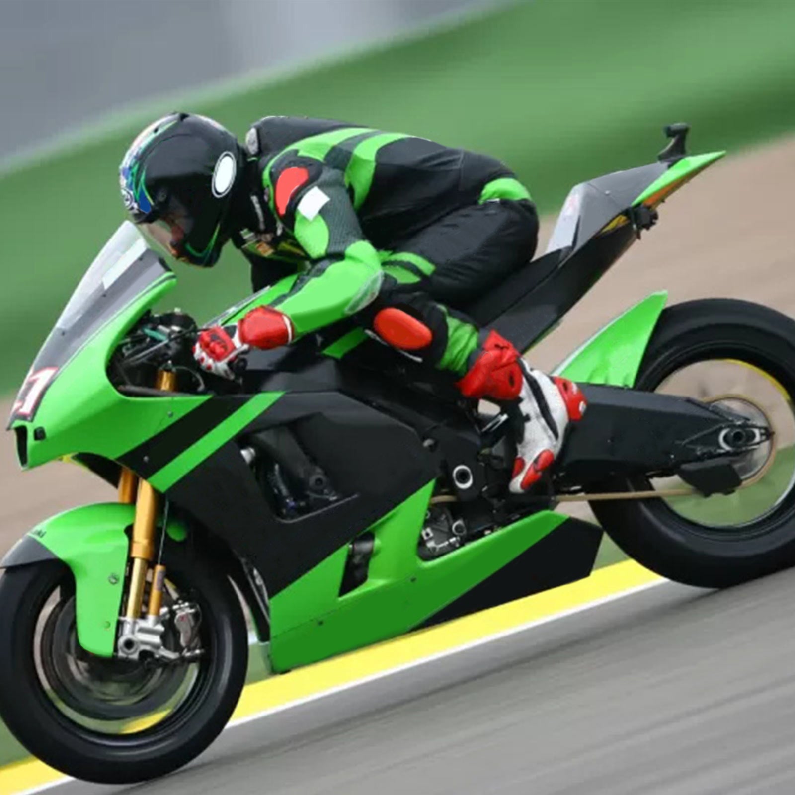 Kawasaki ZX6R 636 2013-2018 Fairing Kit Bodywork Plastic ABS