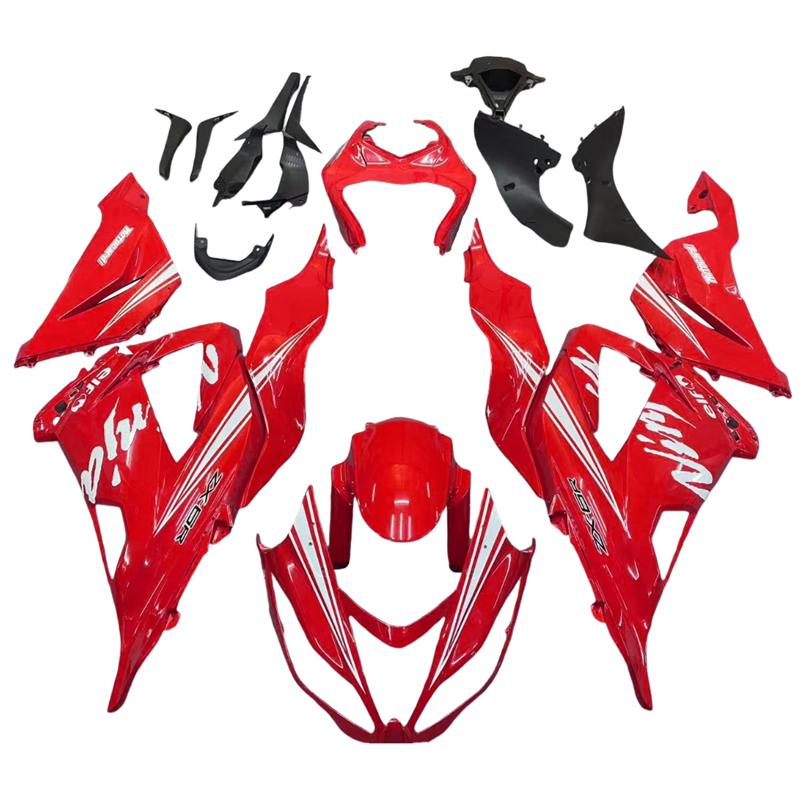 가와사키 ZX6R 636 2013-2018 페어링 키트 차체 플라스틱 복근