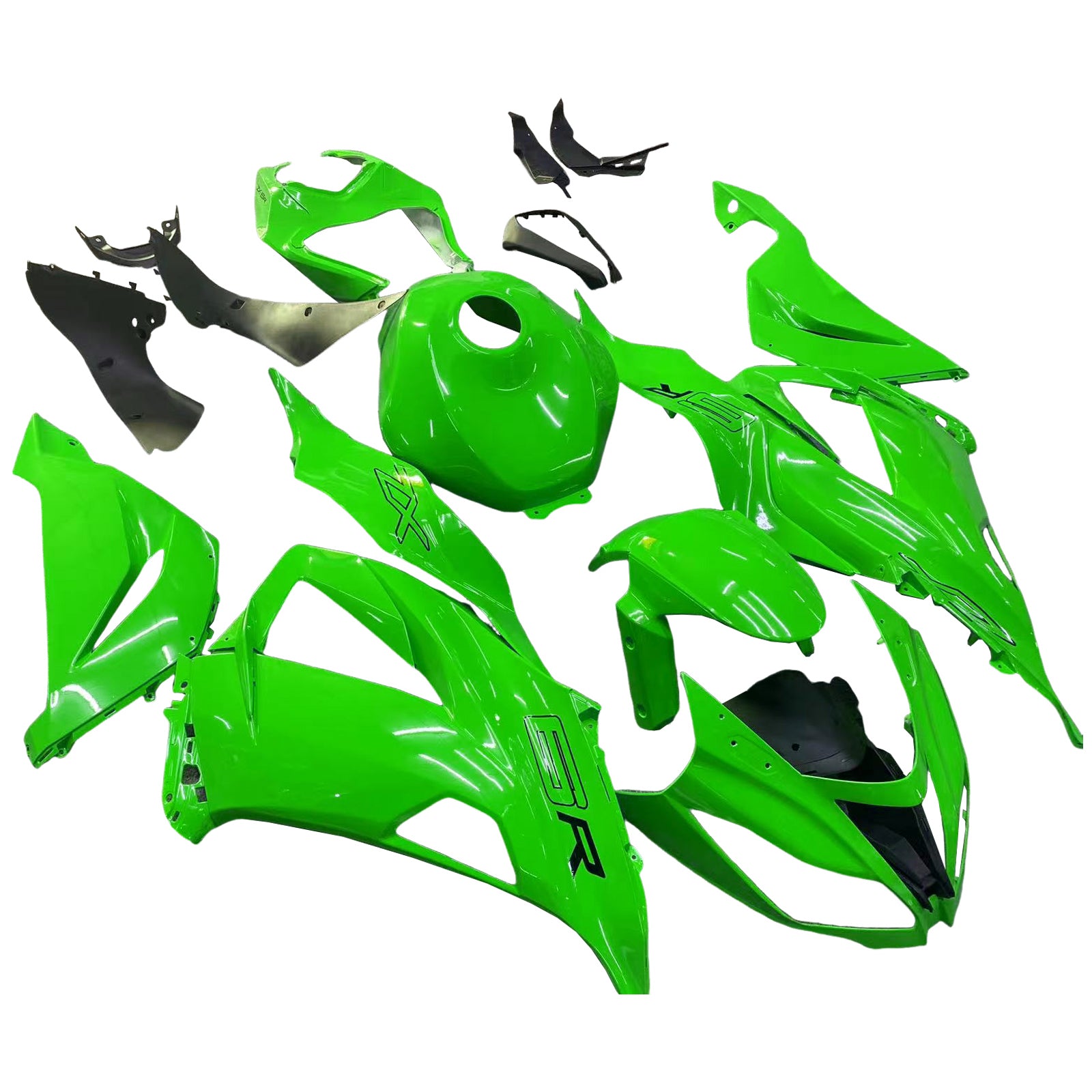 가와사키 ZX6R 636 2013-2018 페어링 키트 차체 플라스틱 복근