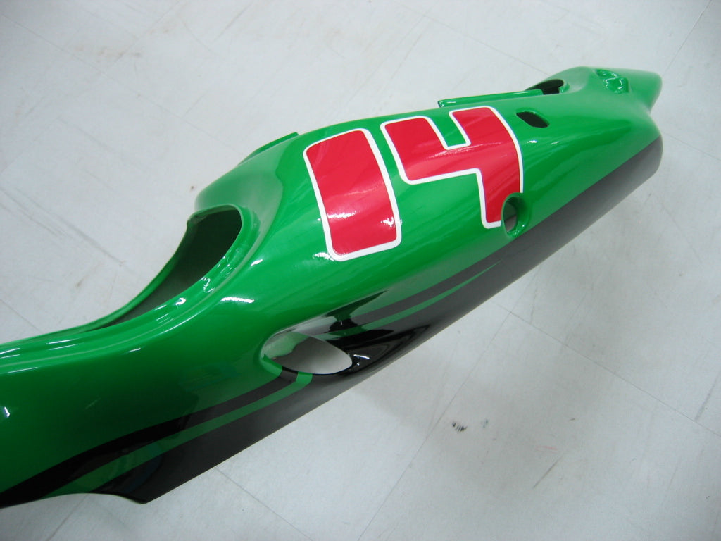 Fairings 2000-2001 Kawasaki ZX 9R Green Black No.14 ZX9R Generic