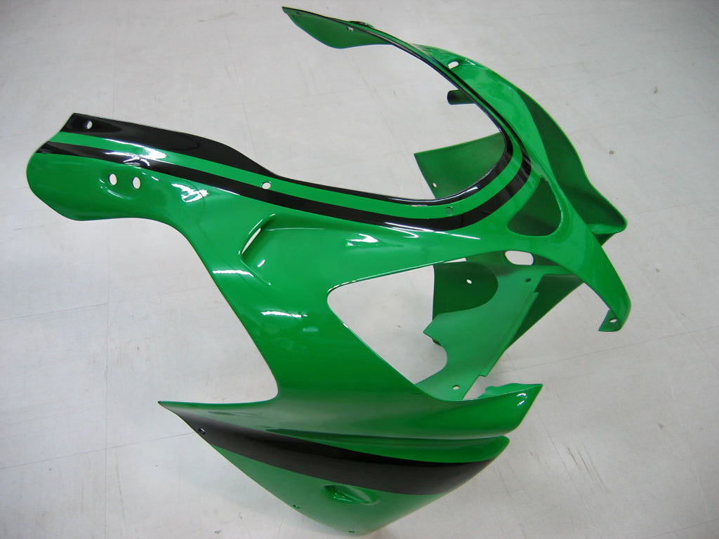 Fairings 2000-2001 Kawasaki ZX 9R Green Black No.14 ZX9R Generic