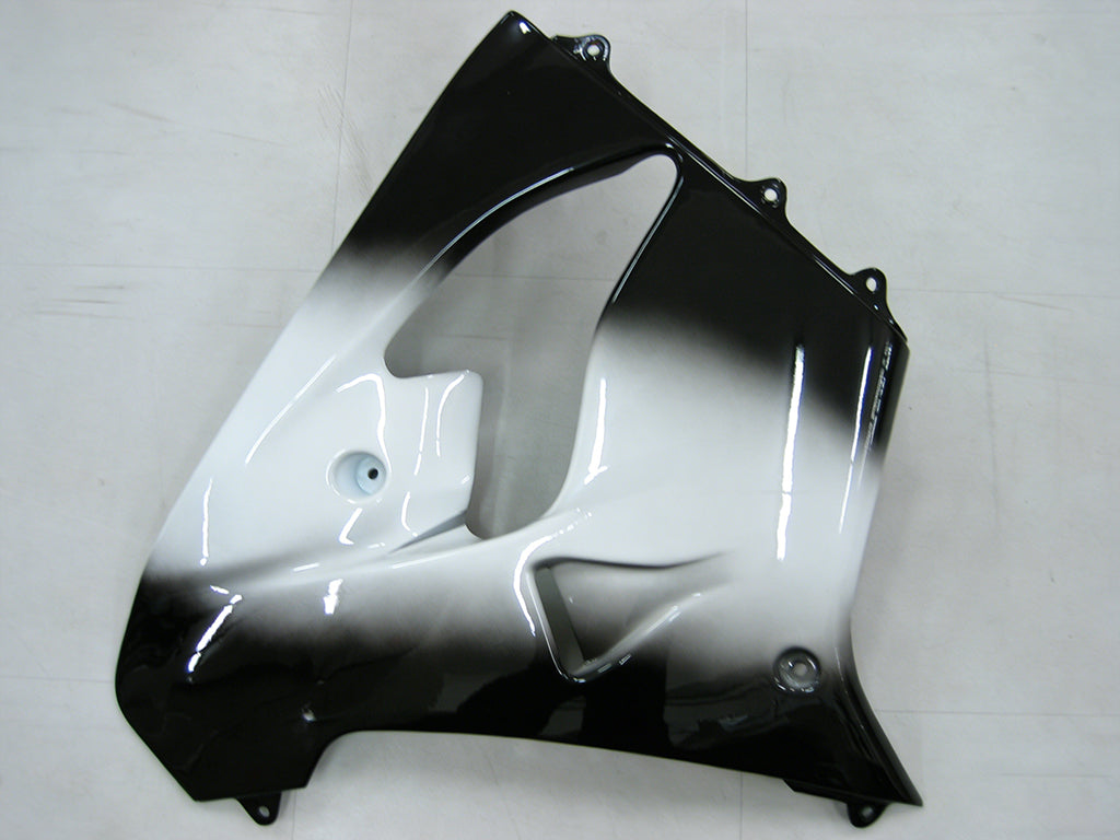 Carenados 2000-2001 Kawasaki ZX 9R Negro Blanco Oeste ZX9R Genérico