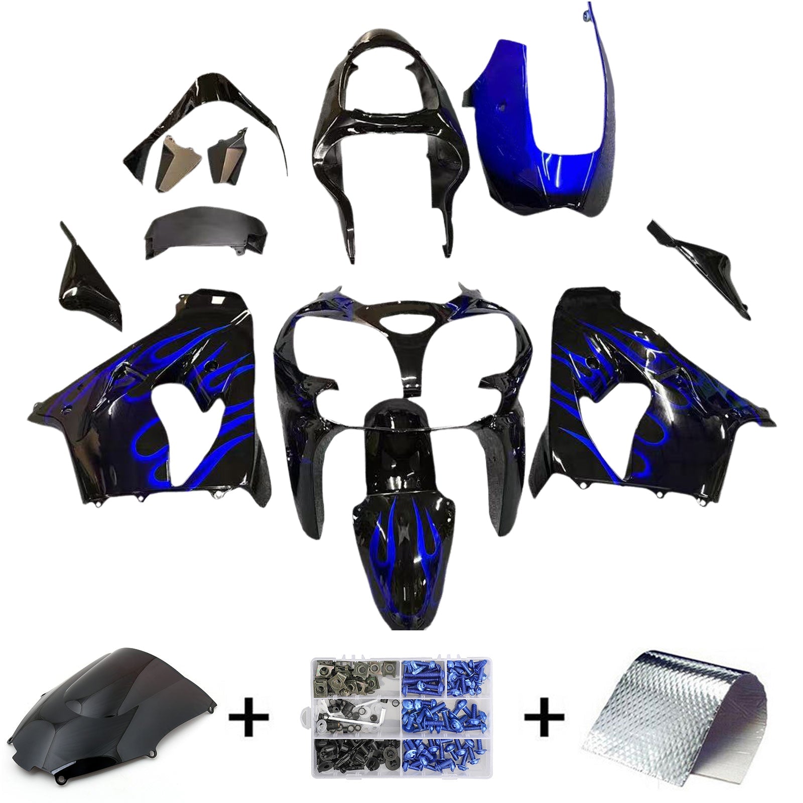 Fairing Kit For Kawasaki ZX9R 2000-2001 Generic