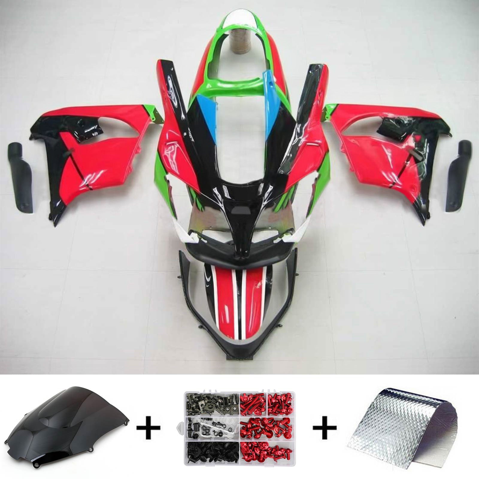 가와사키 ZX9R 2000-2001용 일반 페어링 키트