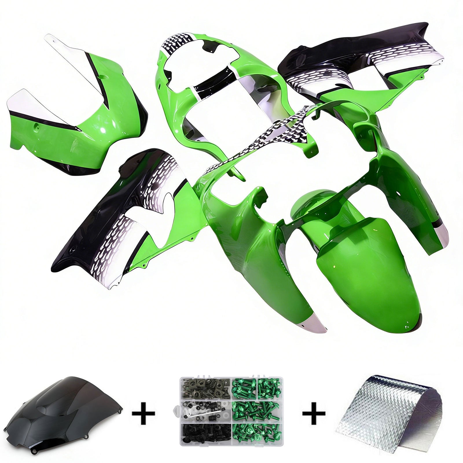Kawasaki ZX9R 2000-2001 Fairing Kit Bodywork Plastic ABS