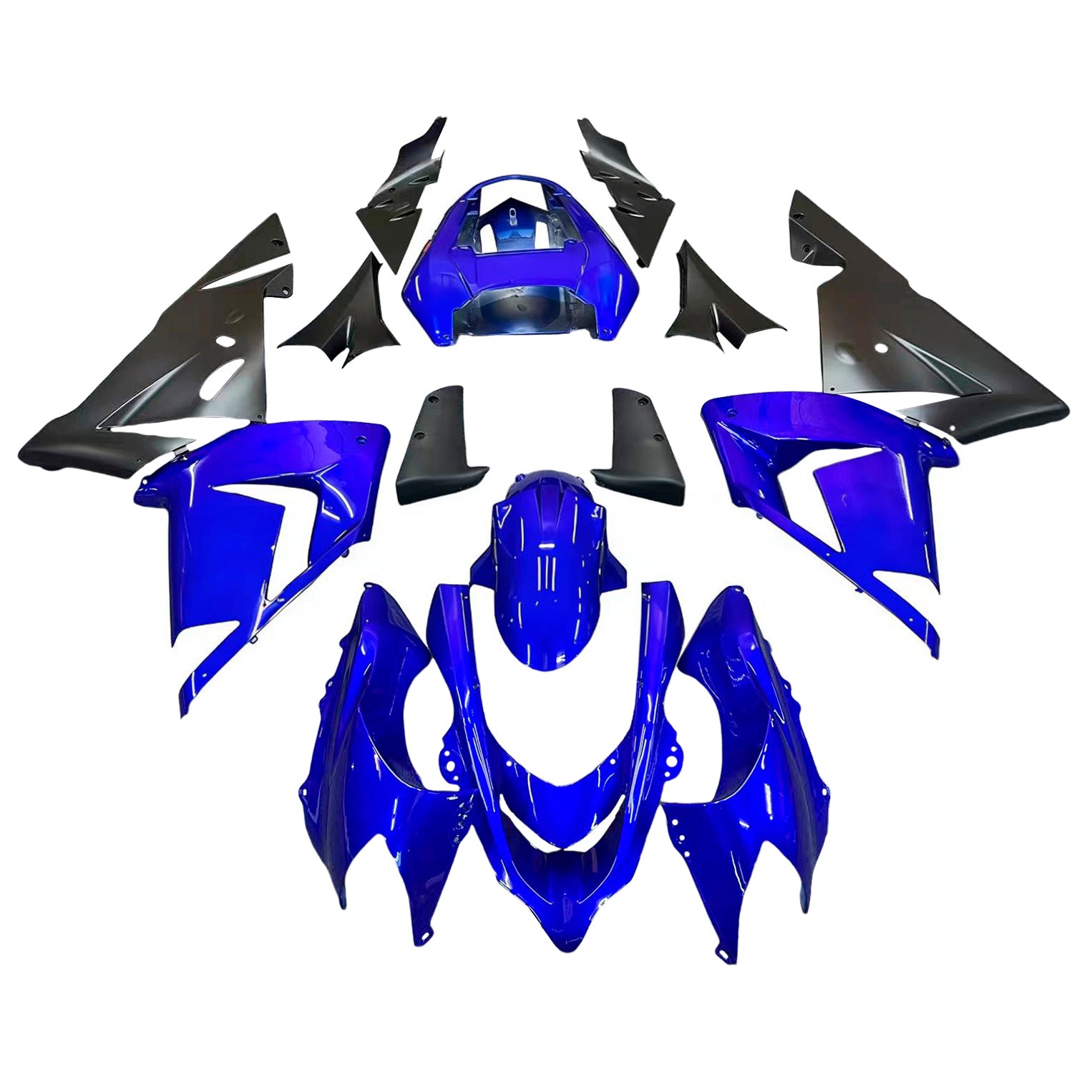 Fairings 2004-2005 Kawasaki ZX 10R Blue Black Ninja Generic