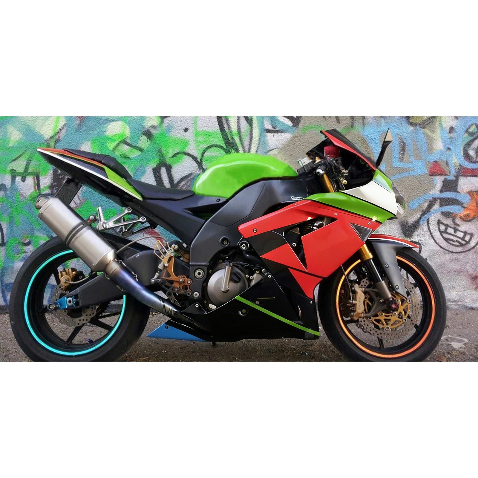 Kit Carenado Para Kawasaki ZX10R 2004-2005 Genérico
