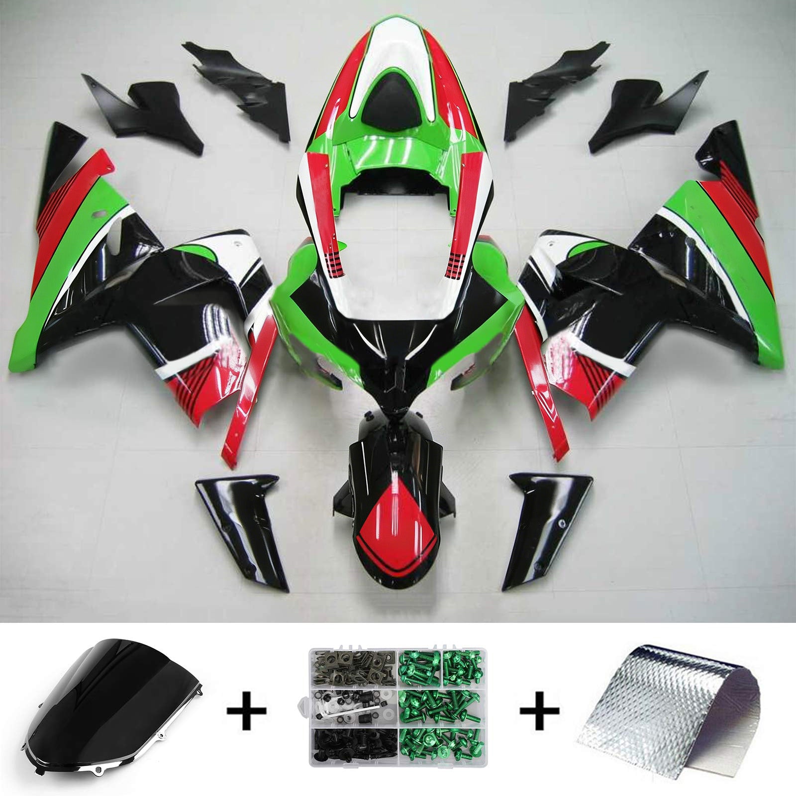 가와사키 ZX10R 2004-2005용 일반 페어링 키트