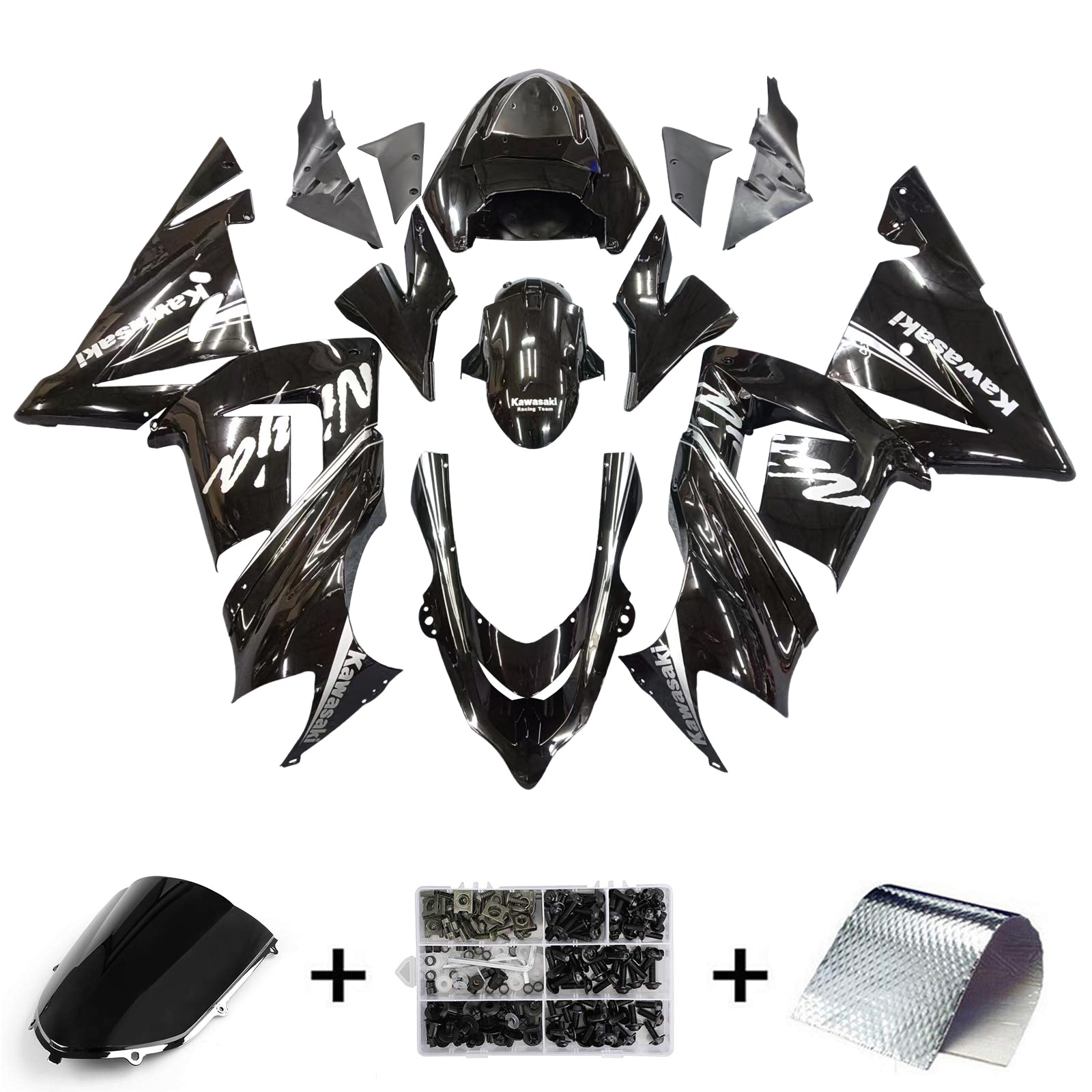 Kit Carenado Para Kawasaki ZX10R 2004-2005 Genérico