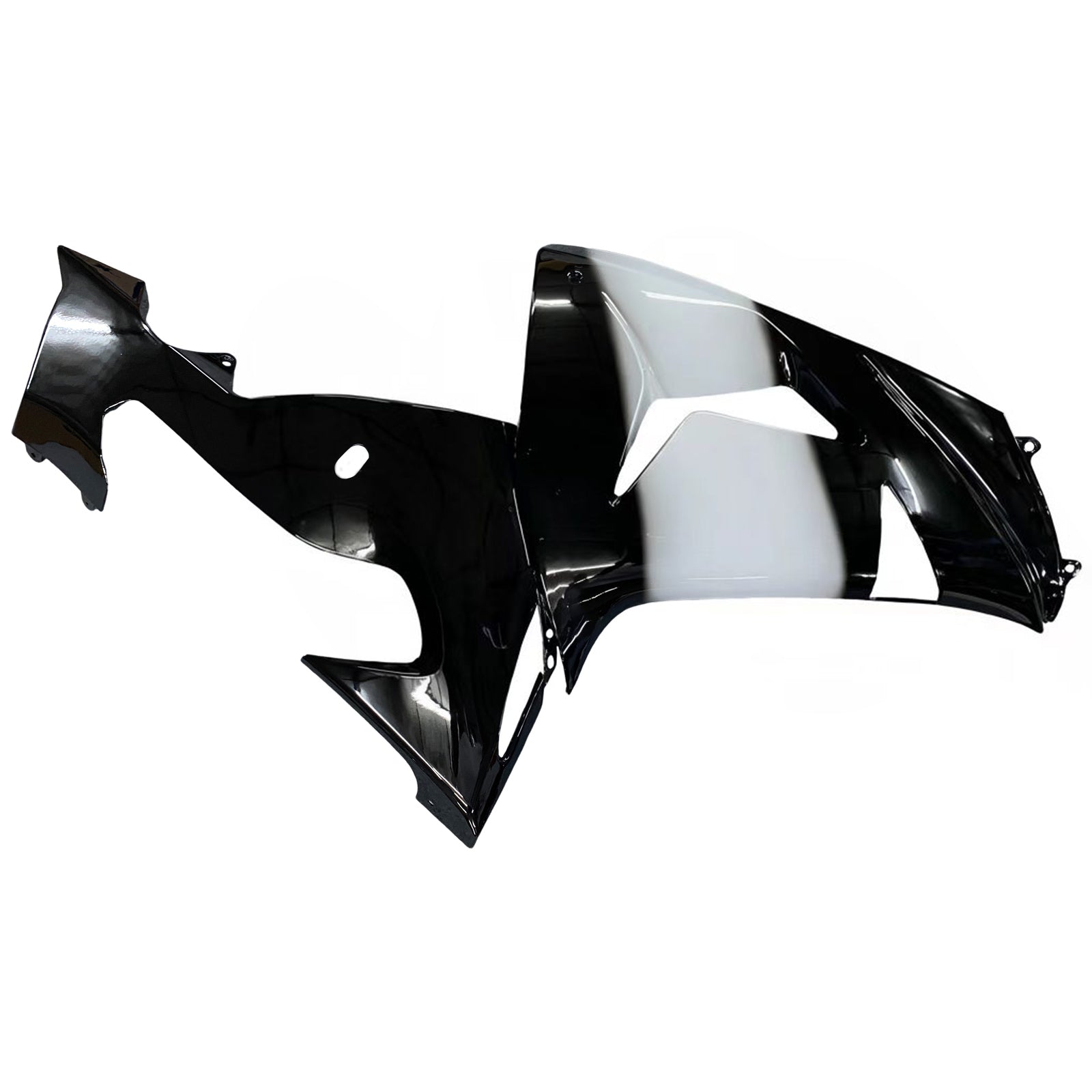 페어링 2006-2007 가와사키 ZX 10R 블랙 화이트 웨스트