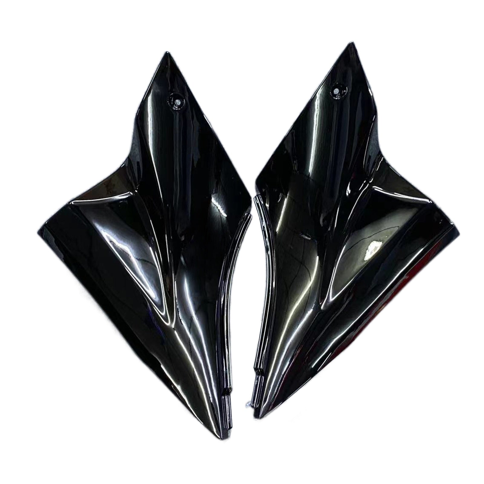 Fairings 2006-2007 Kawasaki ZX 10R Black Red Flame Generic