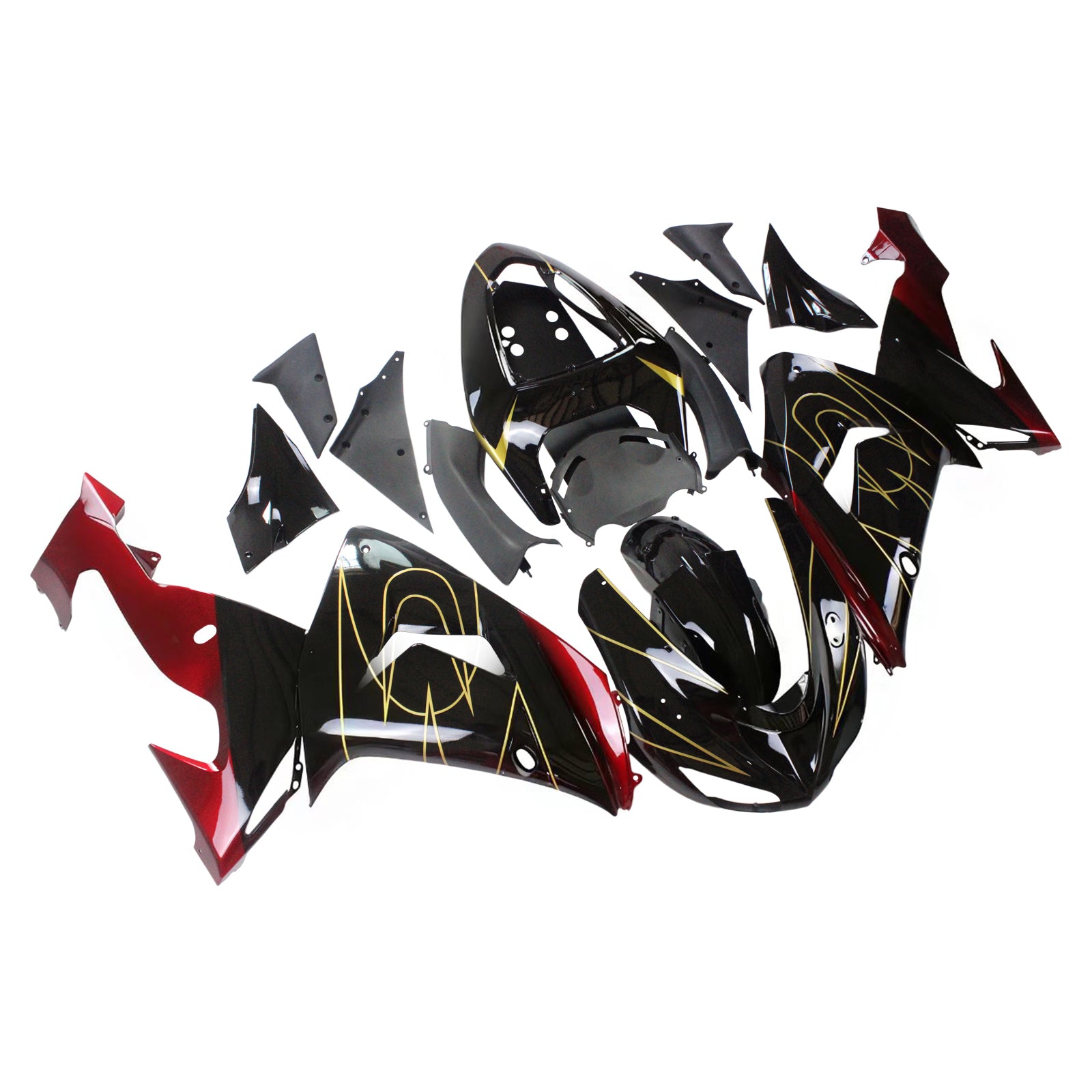 Kit Carenado Para Kawasaki ZX10R 2006-2007 Genérico
