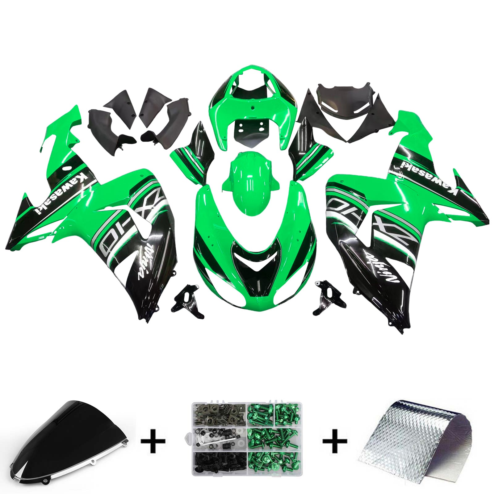 Kit Carenado Para Kawasaki ZX10R 2006-2007 Genérico