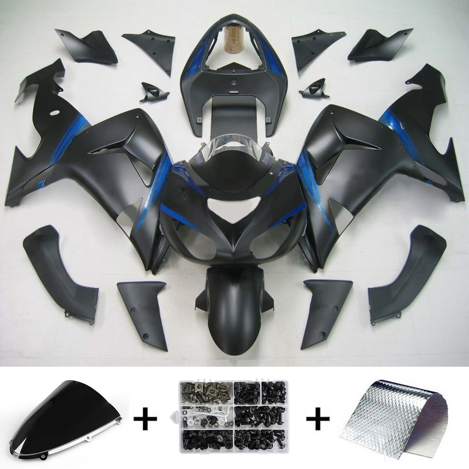 가와사키 ZX10R 2006-2007용 일반 페어링 키트