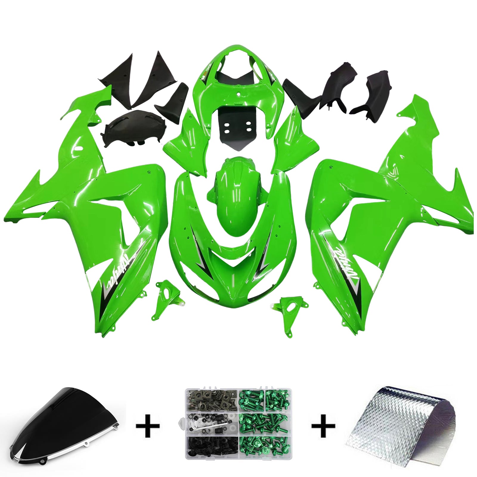 Kawasaki ZX10R 2006-2007 Fairing Kit Bodywork Plastic ABS