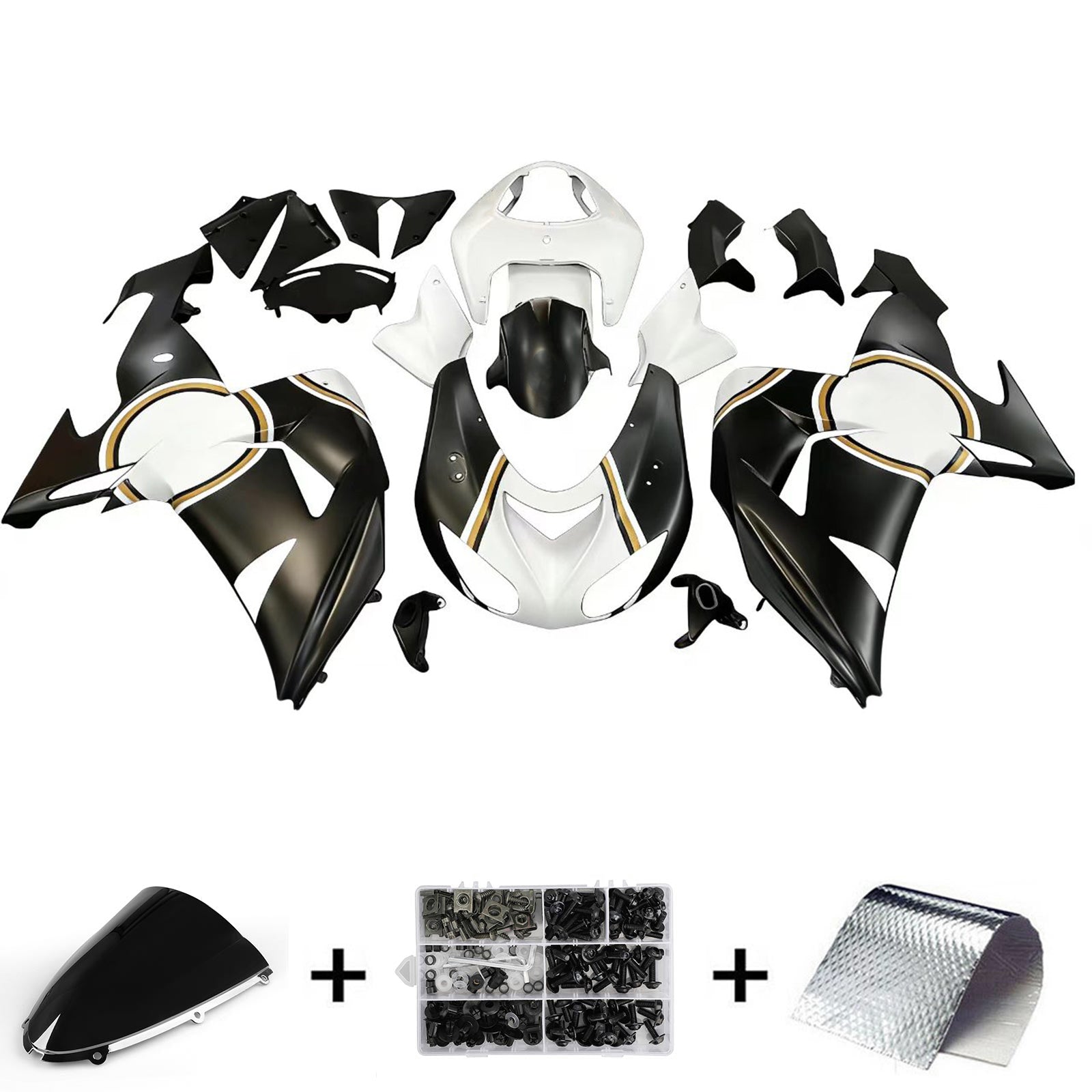 Kawasaki ZX10R 2006-2007 Fairing Kit Bodywork Plastic ABS
